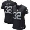Marcus Allen Las Vegas Raiders Nike Women's Game Retired Player Jersey - Black - Front View