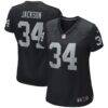 Bo Jackson Las Vegas Raiders Nike Women's Game Retired Player Jersey - Black - Front View