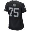Howie Long Las Vegas Raiders Nike Women's Game Retired Player Jersey - Black - Detail View