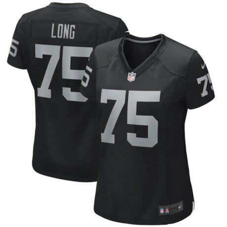 Howie Long Las Vegas Raiders Nike Women's Game Retired Player Jersey - Black - Front View