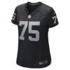 Howie Long Las Vegas Raiders Nike Women's Game Retired Player Jersey - Black - Side View