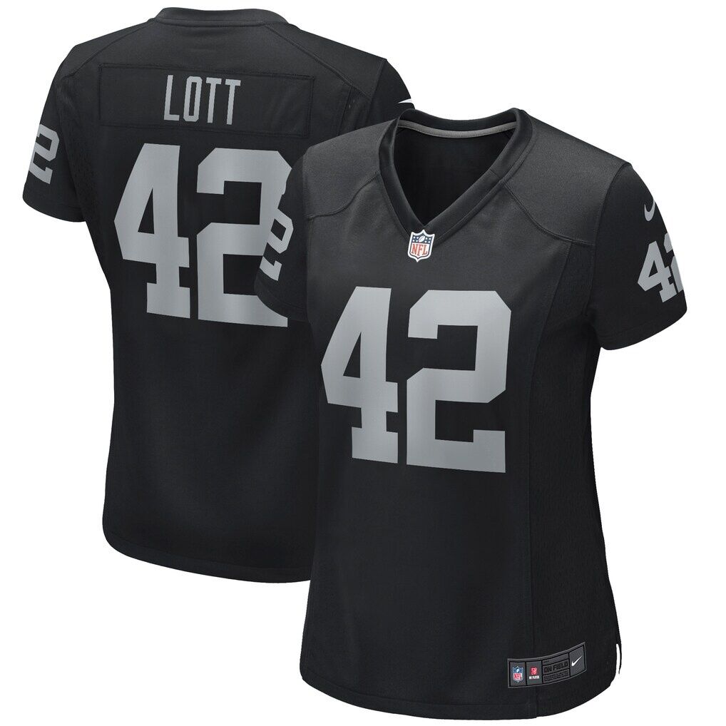 Ronnie Lott Las Vegas Raiders Nike Women's Game Retired Player Jersey