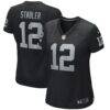 Ken Stabler Las Vegas Raiders Nike Women's Game Retired Player Jersey - Black - Front View