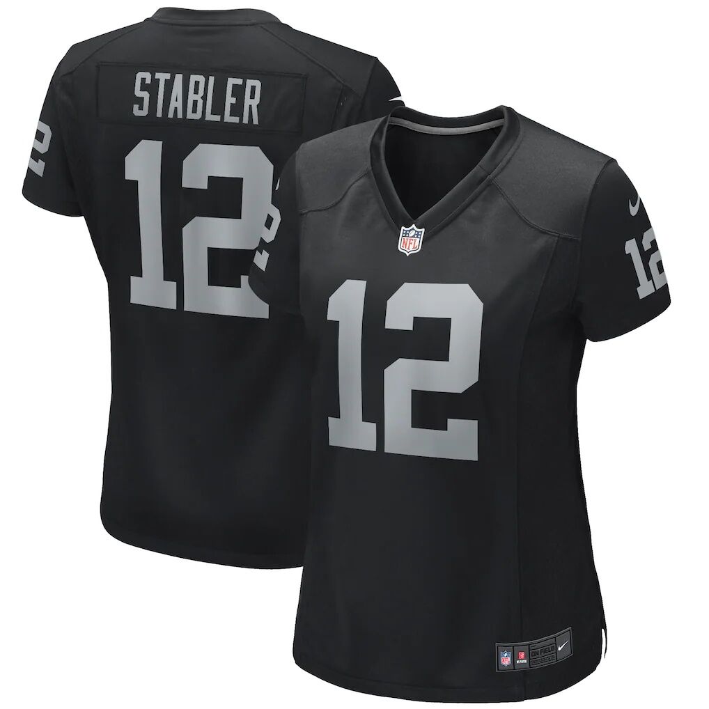 Ken Stabler Las Vegas Raiders Nike Women's Game Retired Player Jersey