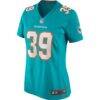 Larry Csonka Miami Dolphins Nike Women's Game Retired Player Jersey - Aqua - Side View