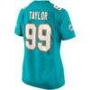 Jason Taylor Miami Dolphins Nike Women's Game Retired Player Jersey - - Detail View