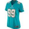 Jason Taylor Miami Dolphins Nike Women's Game Retired Player Jersey - - Side View