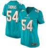 Zach Thomas Miami Dolphins Nike Women's Game Retired Player Jersey - - Front View