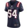 Tedy Bruschi New England Patriots Nike Women's Game Retired Player Jersey - Navy - Side View