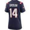 Steve Grogan New England Patriots Nike Women's Game Retired Player Jersey - Navy - Detail View