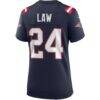 Ty Law New England Patriots Nike Women's Game Retired Player Jersey - Navy - Detail View