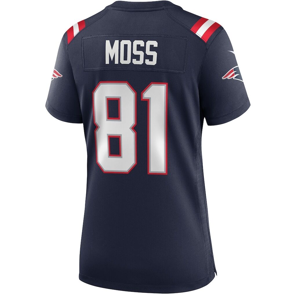 Randy Moss New England Patriots Nike Women's Game Retired Player Jersey