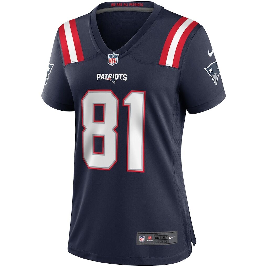 Randy Moss New England Patriots Nike Women's Game Retired Player Jersey