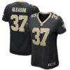 Steve Gleason New Orleans Saints Nike Women's Game Retired Player Jersey - Black - Front View