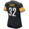 Franco Harris Pittsburgh Steelers Nike Women's Game Retired Player Jersey - Black - Detail View