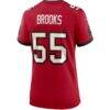 Derrick Brooks Tampa Bay Buccaneers Nike Women's Game Retired Player Jersey - Red - Detail View
