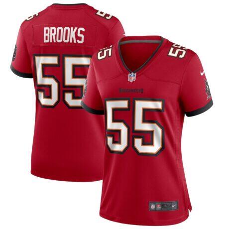 Derrick Brooks Tampa Bay Buccaneers Nike Women's Game Retired Player Jersey - Red - Front View