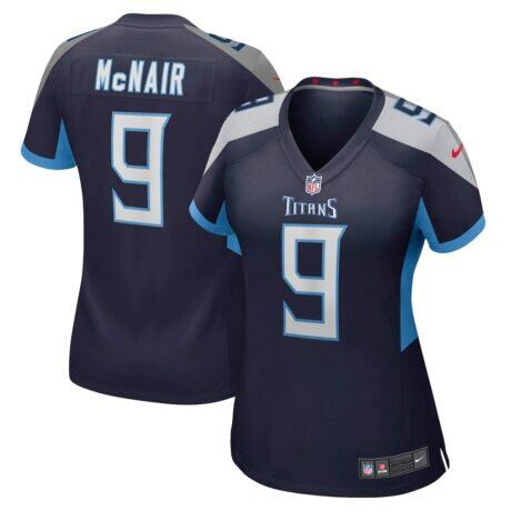 Steve McNair Tennessee Titans Nike Women's Game Retired Player Jersey - Navy - Front View