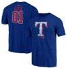 Texas Rangers Father's Day Greatest Dad Tri-Blend T-Shirt - - Front View