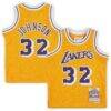 Magic Johnson Los Angeles Lakers Mitchell & Ness Infant Retired Player Jersey - Gold - Front View