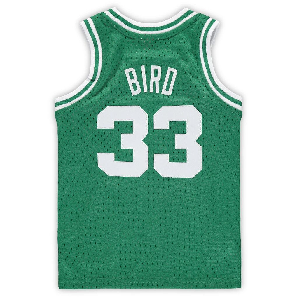 Larry Bird Boston Celtics Mitchell & Ness Preschool 1985/86 Hardwood Classics Throwback Team Jersey - Kelly Green