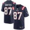 Ben Coates New England Patriots Nike Game Retired Player Jersey - Navy - Front View