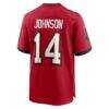 Brad Johnson Tampa Bay Buccaneers Nike Game Retired Player Jersey - Red - Detail View