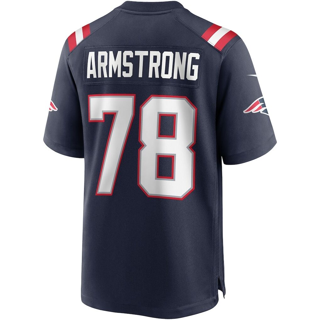 Bruce Armstrong New England Patriots Nike Game Retired Player Jersey