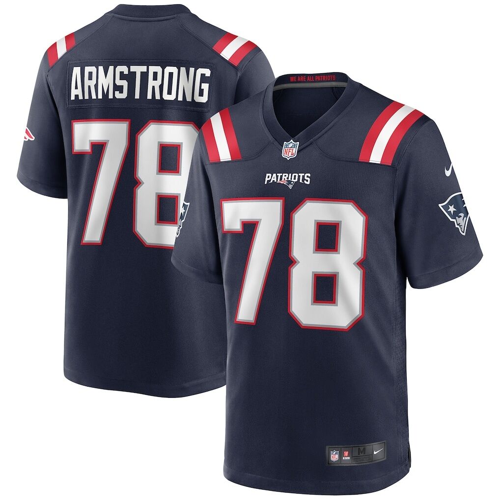 Bruce Armstrong New England Patriots Nike Game Retired Player Jersey