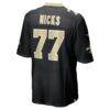 Carl Nicks New Orleans Saints Nike Game Retired Player Jersey - Black - Detail View
