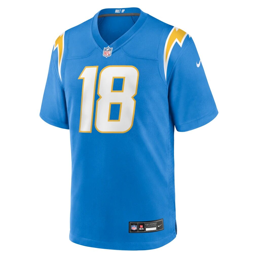 Charlie Joiner Los Angeles Chargers Nike Game Retired Player Jersey - Powder Blue