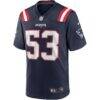Chris Slade New England Patriots Nike Game Retired Player Jersey - Navy - Side View