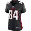 Alfred Jenkins Atlanta Falcons Nike Women's Game Retired Player Jersey - Black - Side View
