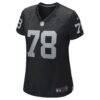 Art Shell Las Vegas Raiders Nike Women's Game Retired Player Jersey - Black - Side View