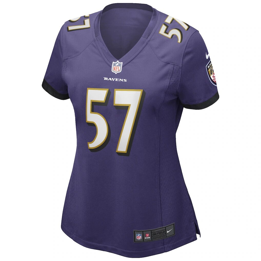 Bart Scott Baltimore Ravens Nike Women's Game Retired Player Jersey