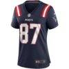 Ben Coates New England Patriots Nike Women's Game Retired Player Jersey - Navy - Side View