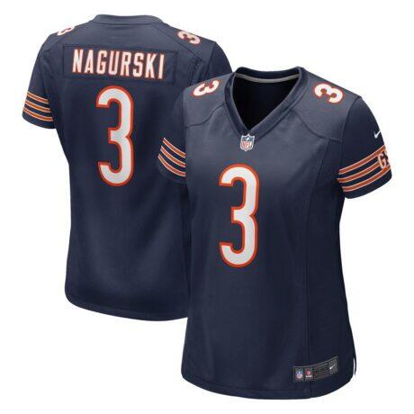 Bronko Nagurski Chicago Bears Nike Women's Game Retired Player Jersey - Navy - Front View