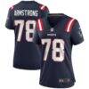 Bruce Armstrong New England Patriots Nike Women's Game Retired Player Jersey - Navy - Front View