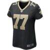 Carl Nicks New Orleans Saints Nike Women's Game Retired Player Jersey - Black - Side View