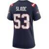 Chris Slade New England Patriots Nike Women's Game Retired Player Jersey - Navy - Detail View