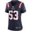 Chris Slade New England Patriots Nike Women's Game Retired Player Jersey - Navy - Side View