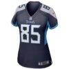 Derrick Mason Tennessee Titans Nike Women's Game Retired Player Jersey - Navy - Side View