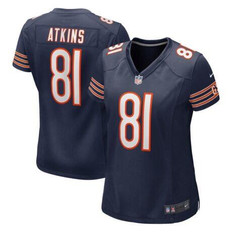 Doug Atkins Chicago Bears Nike Women's Game Retired Player Jersey - Navy - Front View