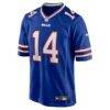 Frank Reich Buffalo Bills Nike Game Retired Player Jersey - - Side View