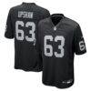 Gene Upshaw Las Vegas Raiders Nike Game Retired Player Jersey - Black - Front View