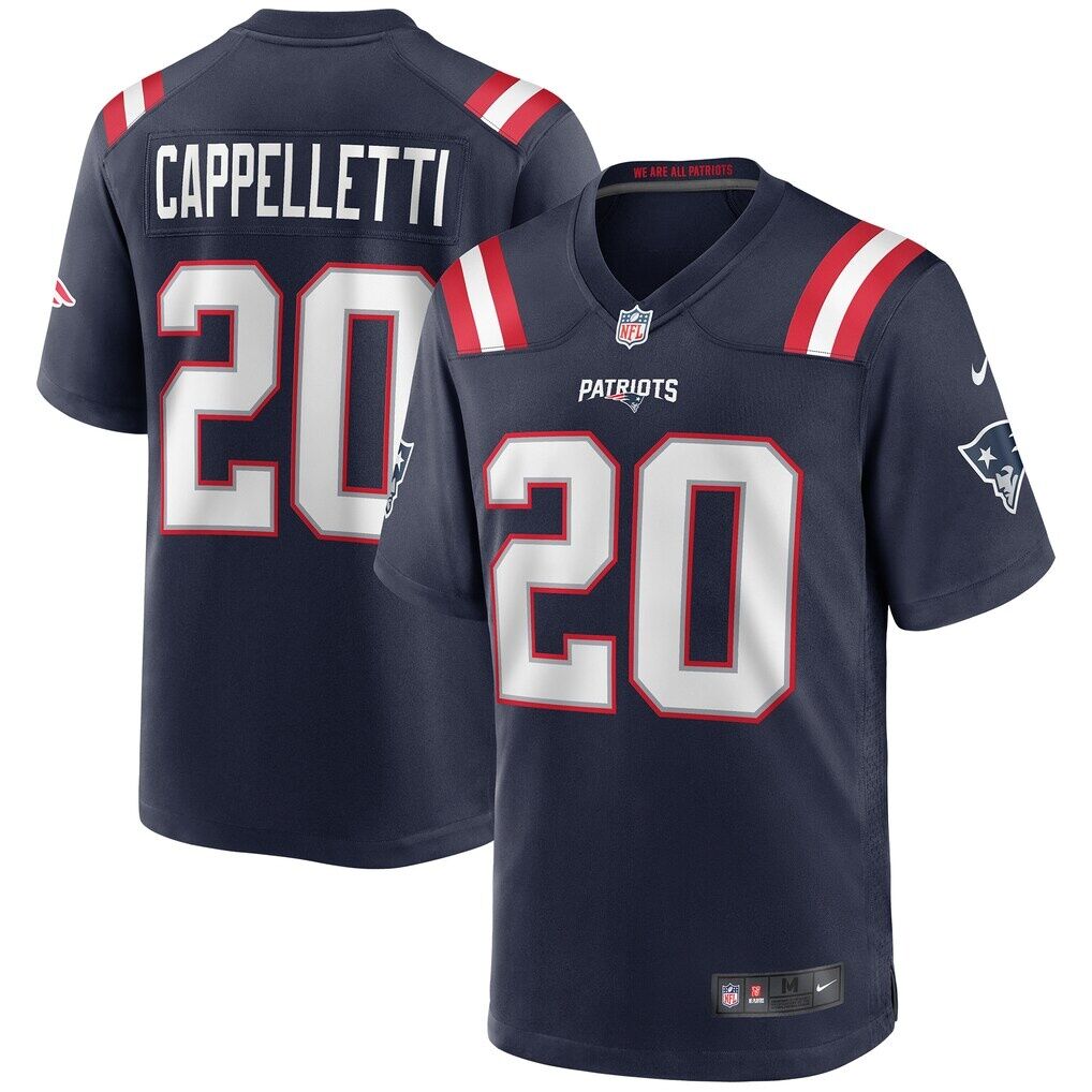 Gino Cappelletti New England Patriots Nike Game Retired Player Jersey