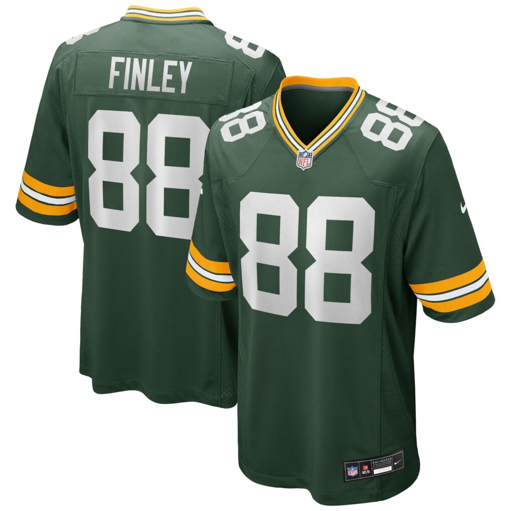 Jermichael Finley Green Bay Packers Nike Game Retired Player Jersey