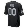 Jim Otto Las Vegas Raiders Nike Game Retired Player Jersey - Black - Detail View
