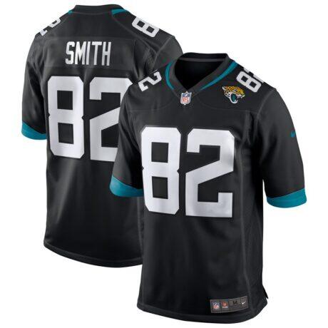 Jimmy Smith Jacksonville Jaguars Nike Retired Player Alternate Game Jersey - Black - Front View