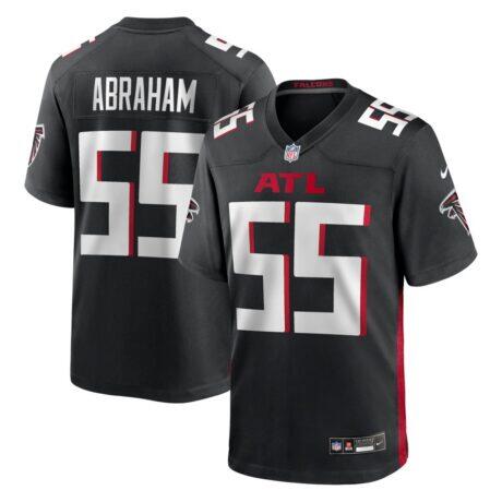 John Abraham Atlanta Falcons Nike Game Retired Player Jersey - Black - Front View